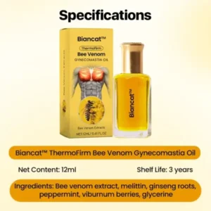 Biancat™ ThermoFirm Bee Venom Gynecomastia Oil