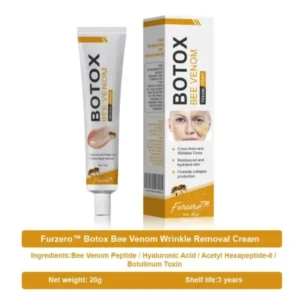 Made and shipped from the USA Furzero™ Botox Bee Venom Wrinkle Removal Cream