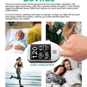 【OFFICIAL STORE】LOVILDS™ Next-Generation Intelligent Multifunctional Non-Invasive Laser Blood Glucose Meter [99.9% Accuracy]